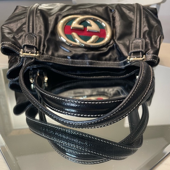 EUC *With Dust Bag* Gucci Dialux Britt Crystal Tote (Medium) - Picture 6 of 16